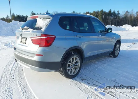 2011 BMW X3 xDrive35I z USA, uszkodzony, nr VIN 5UXWX7C5XBL731704